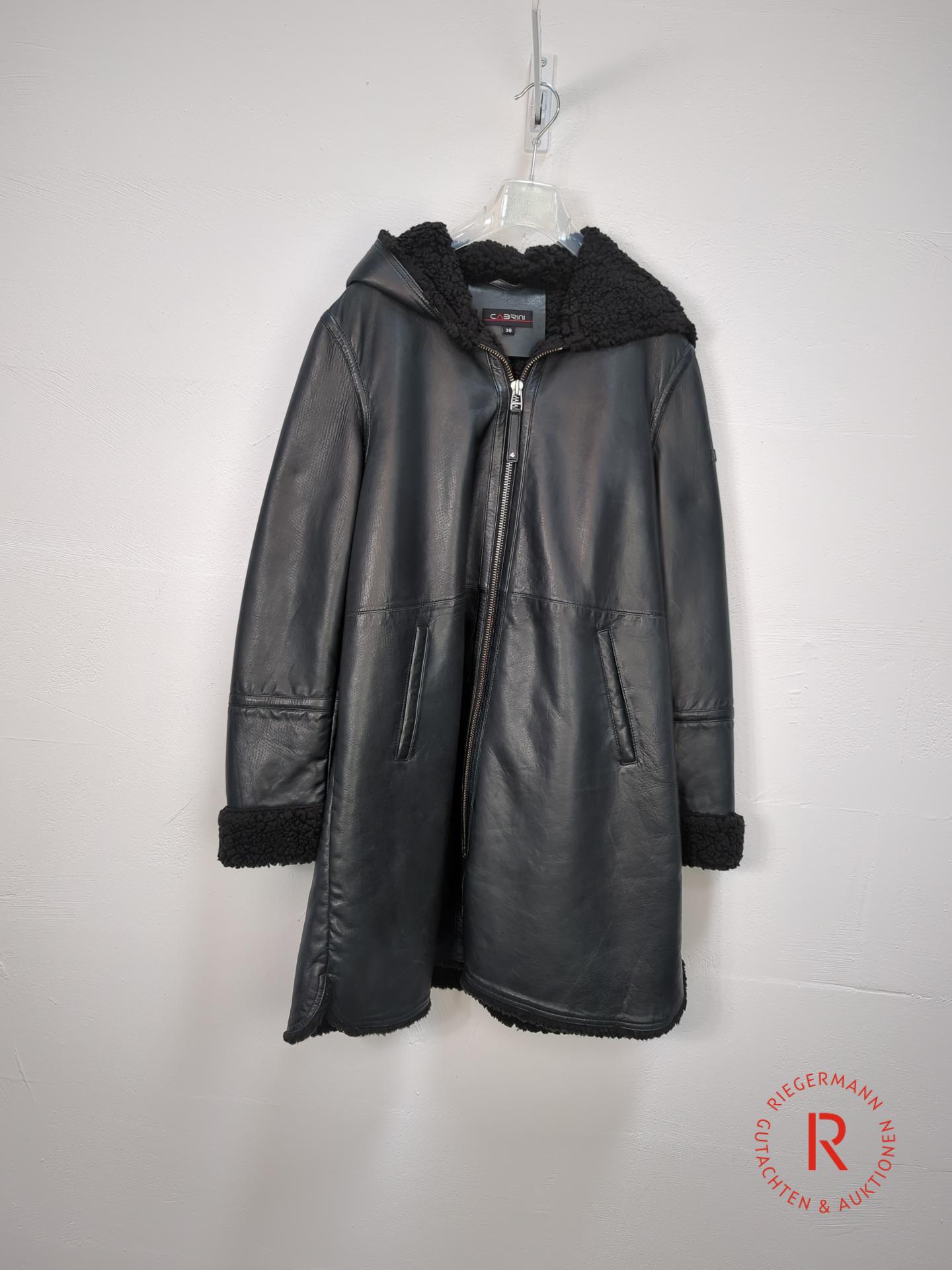 DAMEN LEDERMANTEL GRÖSSE 38